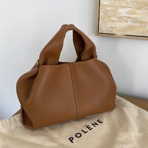 Polene Paris Handbag Camel